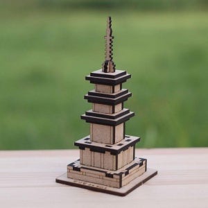 석가탑 건축 건물 나무 조립 모형 DIY 만들기-나무모형.나무조립모형.63빌딩모형.나무DIY조립.DIY