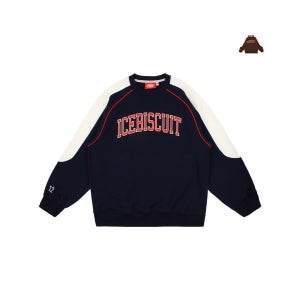 ICEBISCUIT IB 파이핑 포인트 래글런 맨투맨_IB53MR523 578698