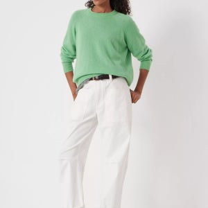 hush 자스민 캐시미어 블렌드 라운드 넥 점퍼 Jasmine Cashmere Blend Round Neck Jumper Apple Green 114227070