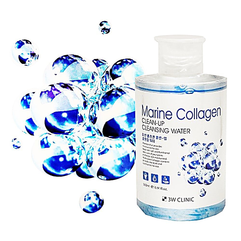 [2개묶음구성] 크린업 클렌징 크랜징 3W <b>콜라겐</b> 클랜징 워터 마린 6<b>HWC</b>8A7153