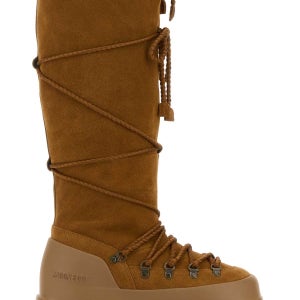 문 부츠  카멜 스웨이드 루나 부츠 2480200 M008