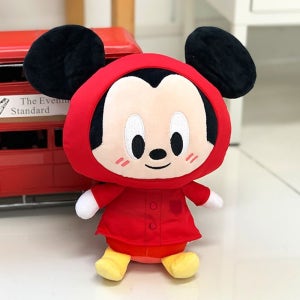 디즈니 레인코트 봉제인형 캐릭터인형 높이25cm