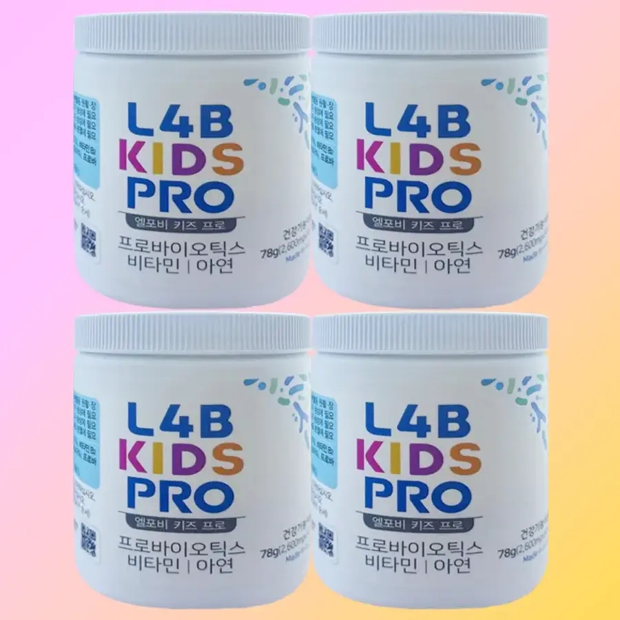 4통 MIA <b>엘포비키즈</b> 유산균 프로
