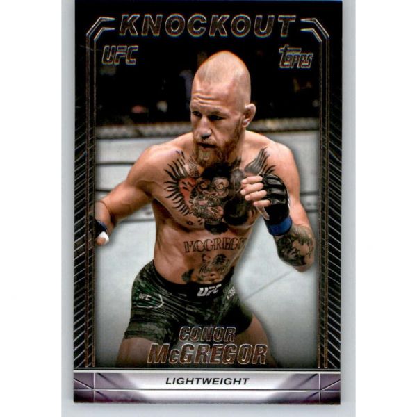 2024 탑스 녹아웃 UFC 71 코너 맥그리거 공식 MMA 카드 원시NM 이상 상태
