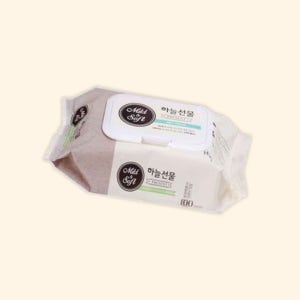 뚜껑형 안전한 물티슈 대량 캡형물티슈 100매 285g 24개