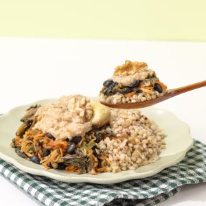 건강한 4끼, 시래기취나물 콩소스밥 무가당 무가염, 돌아온 수수밭