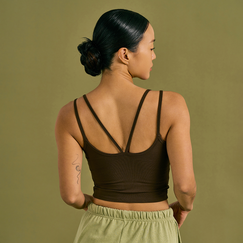 [디야니] Velina Strap Bra Top (Brown)
