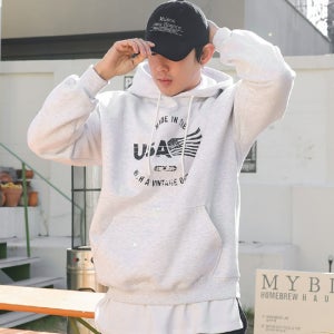 (XL-6XL)다클리 USA기모후드티[HIPO#안감기모 빅사이즈,데일리,캠퍼스]