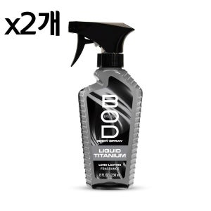 BOD Man 보드맨 향수 바디 스프레이 리퀴드 티타늄 236ml 2개