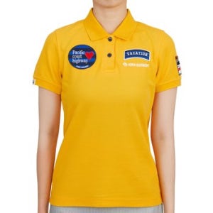 혼가먼트 골프웨어 여성 반팔티셔츠 HCW 2A AP04 YELLOW