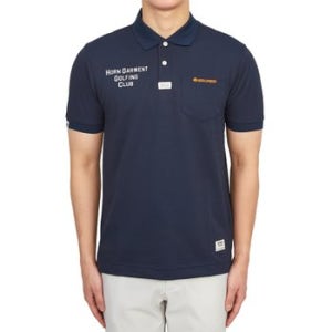 혼가먼트 골프웨어 게리 남성 카라 반팔티셔츠 HVM 3A AP07 NAVY