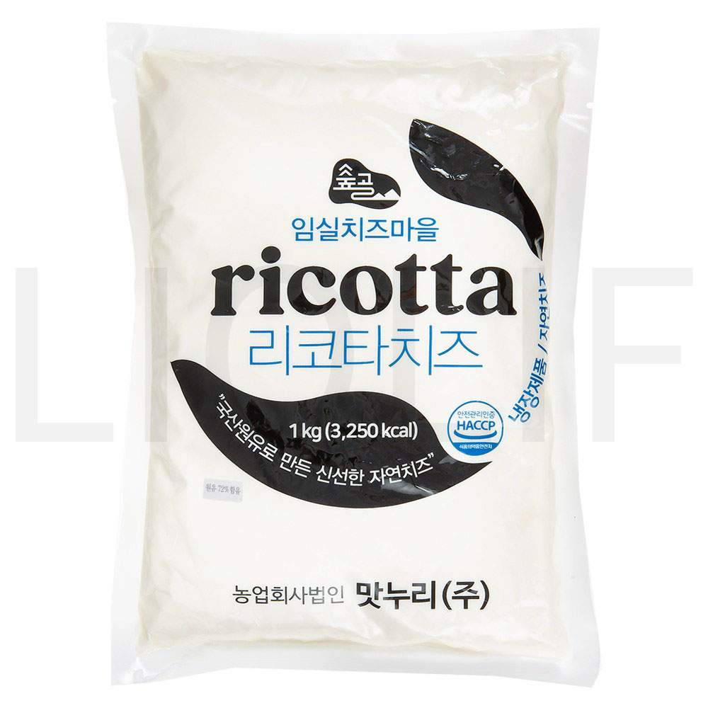 임실치즈마을 리코타치즈 성분 분석