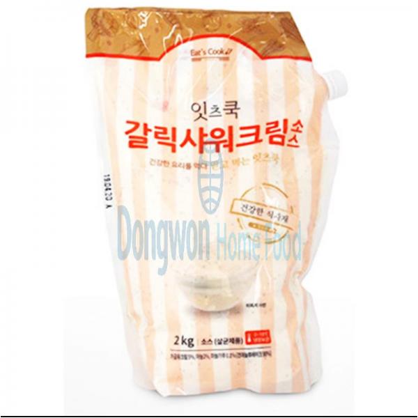 동원홈푸드 잇츠쿡 <b>갈릭</b>샤워크림소스 2kg, 1개