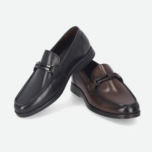 엘칸토 남성 소가죽 장식 로퍼 2.5cm LCMD75U339