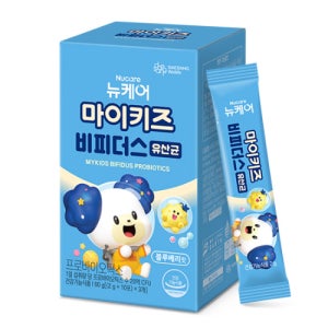 대상웰라이프 마이키즈 비피더스 유산균 (2g×30포) 어린이 건강기능식품 프로바이오틱스 블루베리맛