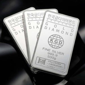 [한국금다이아몬드] 실버바 AG 500g 999.9 은투자 은시세