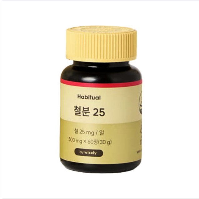 HABITUAL 철분 25 500mg x 60정, 1개