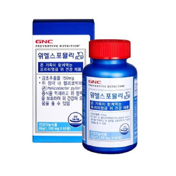 GNC 위헬스 <b>포뮬라</b> 1100mg x 60정, 1개