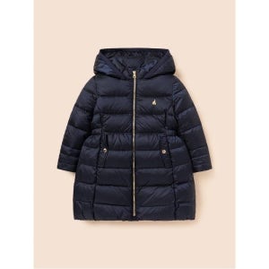 빈폴 키즈 [25FW 7%]여아 덕다운 중경량 롱패딩  네이비  BI5X38G03R