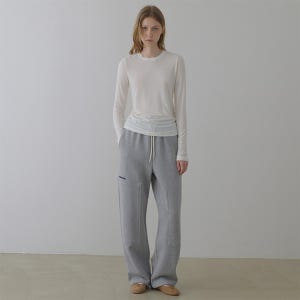 [포트오브콜] [7차]shirring long sleeve top_ivory