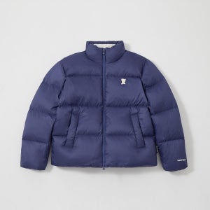 와키윌리 덕키 다운 숏푸퍼 네이비