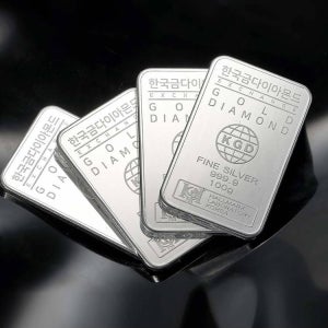 [한국금다이아몬드거래소] [한국금다이아몬드] 투자용 실버바 AG 100g 999.9 은투자 은시세 KSB_2_100