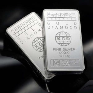 [한국금다이아몬드거래소] [한국금다이아몬드] 투자용 실버바 AG 1000g 1kg 999.9 은투자 은시세 KSB_2_1000