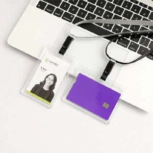 사원증 출입증 ID카드 2장수납 아크릴 네임케이스SH60