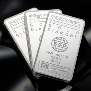 [한국금다이아몬드거래소] [한국금다이아몬드] 실버바 AG 500g 999.9 은투자 은시세 KSB_1_500