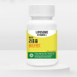 웰러스 비제이마켓 면역증진 웰러스 리포좀<b>비타민</b>C 60정 건강기능식품 리포좀<b>비타민C500MG</b>