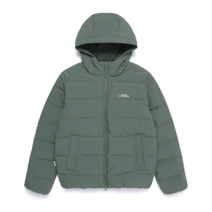 내셔널지오그래픽 N254UDW950 경량 후드 덕다운 점퍼 KHAKI