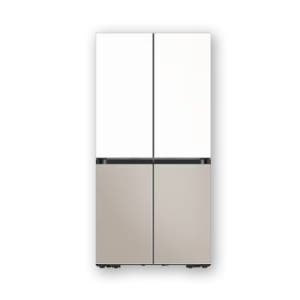 삼성 RM70F63R2ZG 냉장고 4도어 키친핏 Max 640L 에센셜 화이트 베이지