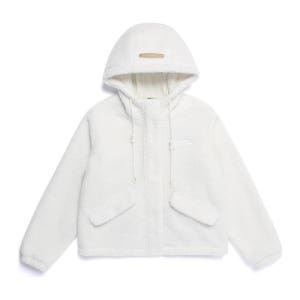 내셔널지오그래픽 [무료교환&반품] N254WFJ920 여성 플리스 후드 점퍼 O/WHITE