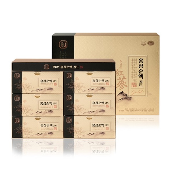 <b>한삼인 홍삼</b>순액골드 70mlx30포+ 쇼핑백  1세트  2.1L