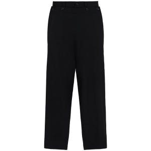 YOHJI YAMAMOTO 코세일러 울 팬츠 블랙 여성 82ITZD002
