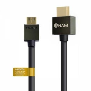 ANAM 슬림 HDMI to mini HDMI V2.0 메탈 케이블 3m