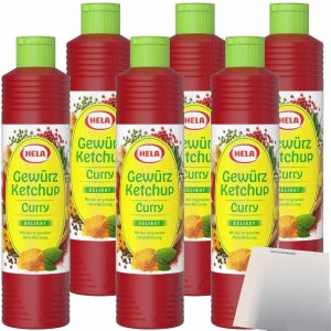 Hela 카레 케첩 800ml x6
