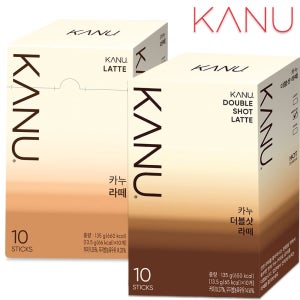 카누 맥심 카누라떼 10T+더블샷 라떼 10T