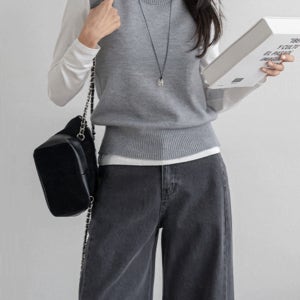 바로 지금, 레이어드의 계절! 심플&베이직 니트 조끼