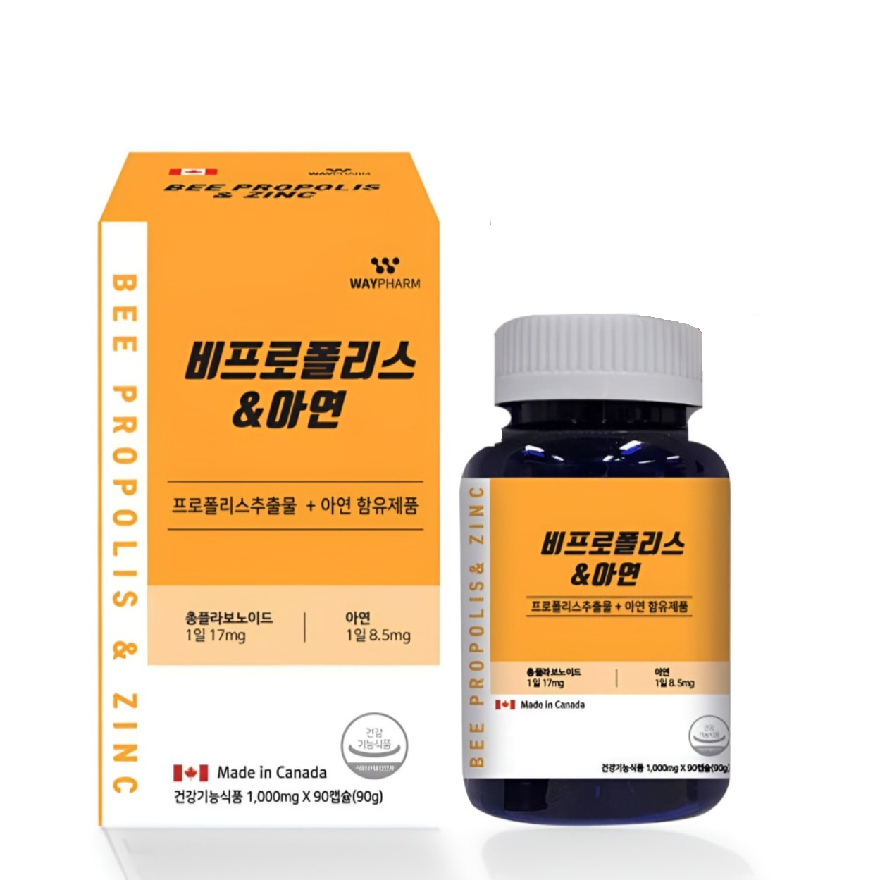 프로폴리스 앤 아연 골드 1000