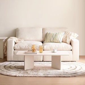 까사미아 캄포미니 3인소파_아이보리