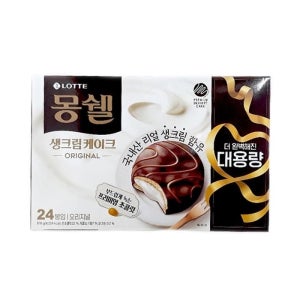 롯데 몽쉘 생크림 대용량 816g 1개