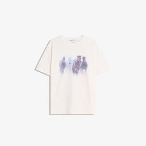 버쉬카 프린트 반팔 티셔츠 7640/360 OFF WHITE_P0187640360OFFWHITE