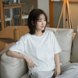 티안나 레이어드 숏슬리브 티셔츠