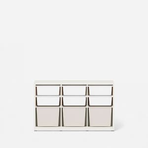 샘키즈 낮은 수납장 1305 크림오트밀