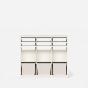 샘키즈 1단 미니박스 수납책장 1305 크림오트밀