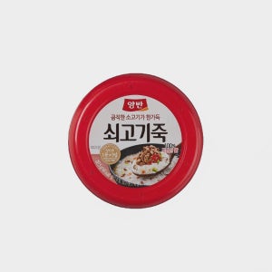 동원 양반 쇠고기죽 288g(용기) 밀키트 야식 간편식