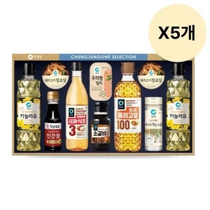 [셀러허브 식품] 청정원 추석 종합 선물 기름 간장 햄 스페셜6호 X5개