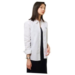 빈폴 BEANPOLE LADIES [Essential] 옥스퍼드 솔리드 레귤러핏 셔츠 화이트 (BF5164E011) BF5164E011 342205