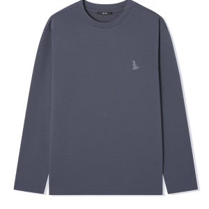 남성 분또 베이직 라운드 긴팔티 (DK-GREY) (HBRLT30)